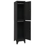 Armoire à casiers 294428-2 Noir - Profondeur : 45 cm