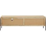 Meuble TV Modena Marron - Bois massif - 160 x 40 x 45 cm