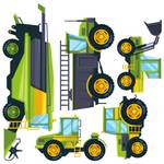 Erntemaschine, Traktor und Co 60 x 60 cm