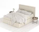 Boxspringbett Sundown Beige - Breite: 200 cm