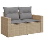 Gartensitzgruppe K7001(9-tlg) Beige - Massivholz - 69 x 62 x 62 cm