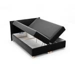 Boxspringbett Doppelbett Martines Bett Schwarz - Breite: 160 cm