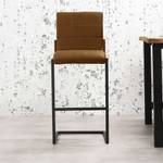 Hoxton Barhocker Industriell Cognac Rotbraun