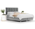 Boxspringbett Chanton Grau - Breite: 160 cm