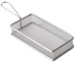 APS Servierkorb Snackholder Silber - Metall - 11 x 7 x 31 cm