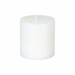 Kerze in weiß, 6,7x7 cm, Atmosphera Weiß - Wachs - 7 x 7 x 7 cm