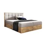 Boxspringbett ZONNI Beige - Breite: 130 cm