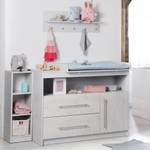 Set de chambre bébé Maren II 2 pcs Gris - Bois manufacturé