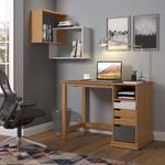 Bureau Mestre Pin massif - Bois - Blanc