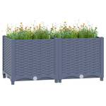 Hochbeet 3006706-1 Grau - 40 x 38 x 80 cm