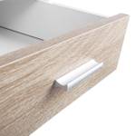 Schreibtisch Lydia Weiß - Holzwerkstoff - Metall - 110 x 75 x 50 cm