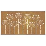 Décoration murale de jardin 824499 Marron - Métal - 55 x 1 x 105 cm