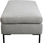 Pouf Gianna Cord Gris - Textile - 130 x 43 x 62 cm