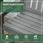 Gartenstuhl 84G-065V00CG Grau - Kunststoff - 60 x 87 x 124 cm