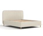 Polsterbett Noto Beige - Breite: 211 cm