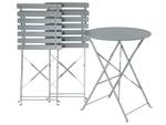 Bistro Set FIORI 3-tlg Grau