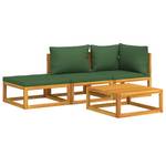 Garten-Lounge-Set 3028504-1 (4-teilig) Grün