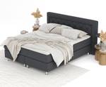 Boxspringbett Lavello Schwarz - Breite: 160 cm