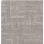 Tapis moderne pure laine tufté main ZEMA Gris - 120 x 170 cm