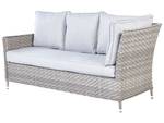 Lounge Set LACONA 5-tlg Grau - Polyrattan - 175 x 60 x 233 cm