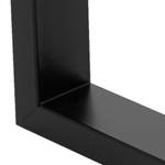 Piètement de table ML-DESIGN Set Noir - Métal - 8 x 74 x 70 cm