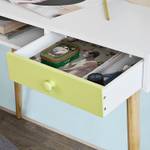 Bureau FWT24-W Blanc - En partie en bois massif - 90 x 73 x 46 cm