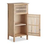 Badschrank Walnuss freistehend Braun - Holzwerkstoff - 40 x 82 x 29 cm