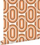 Tapete Retro-Ornamente 7489 Orange