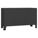 Sideboard DE360 Schwarz - Glas - 35 x 62 x 105 cm