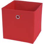 Faltbox T362 Rot - Kunststoff - Textil - 28 x 28 x 28 cm
