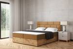 Boxspringbett LOLLY7 Gelb - Breite: 129 cm - H4