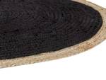 Tapis tressé MENEMEN Beige - Noir