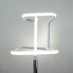 Lampadaire design original LED angulaire Gris - Matière plastique - 38 x 167 x 38 cm
