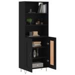 Highboard DE8553 Schwarz - Holzwerkstoff - 34 x 180 x 70 cm