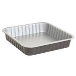 Kuchenform rechteckig Grau - Metall - 24 x 5 x 24 cm