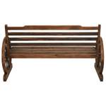 Banc de meuble 3005532 Marron - Bois massif - Bois/Imitation - 142 x 78 x 61 cm