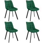 Lot de 4 Chaises SJ.33 Vert foncé - Lot de 4