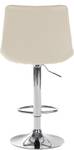 Tabouret de bar Toni Blanc crème