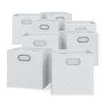 Boîte pliable lot de 8 Blanc