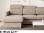 Ecksofa Emerald L-Form Braun