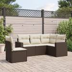 Gartensitzgruppe K4010(5-tlg) Braun - Massivholz - 69 x 62 x 66 cm