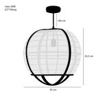 Lampe suspendue Pella 45 x 44 x 45 cm