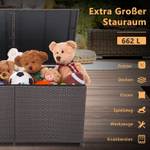 662L wetterfest, Gartenbox aus Rattan