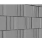 35m Grau PVC Sichtschutzstreifen Rolle