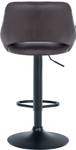 Tabouret de bar Milet Marron - Noir