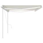 Auvent rétractable 3006684-1 Blanc crème - Profondeur : 500 cm