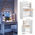 Coiffeuse Charlotte 30804 Blanc - Hauteur : 139 cm