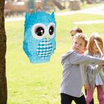 3 x Pinata Eule blau 3er Set