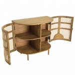 Buffet ISA Braun - Holz teilmassiv - 45 x 75 x 81 cm