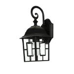 Lampe murale d'extérieur FRIESEN Noir